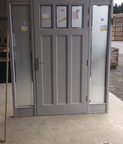 Wooden Door Being Built